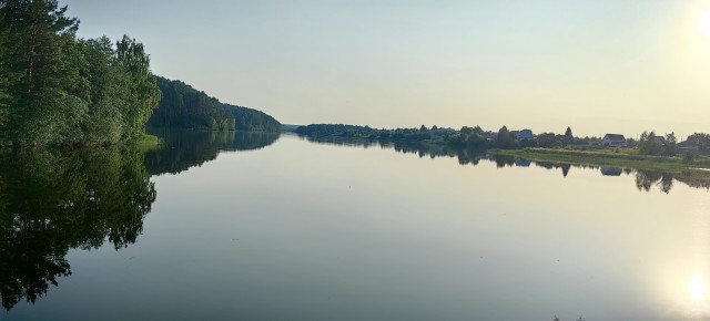 Закат над Гродненской областью