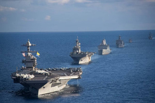 Атомный Авианосец ВМС США «Джеральд Р. Форд» направили к Венесуэле