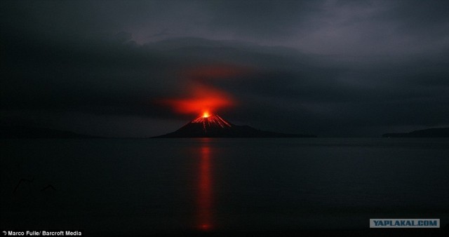 Вулкан Krakatoa проснулся