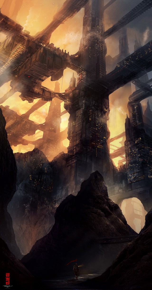 Рисунки : фантастика, Sci-Fi, киберпанк, постапокалипсис