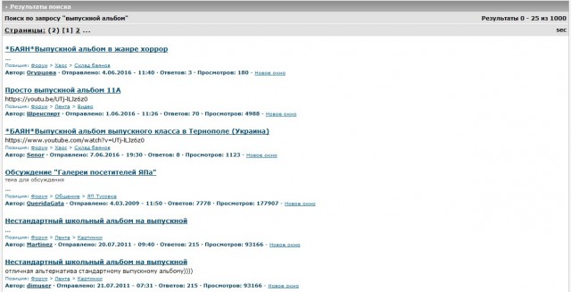 Просто выпускной альбом 11А