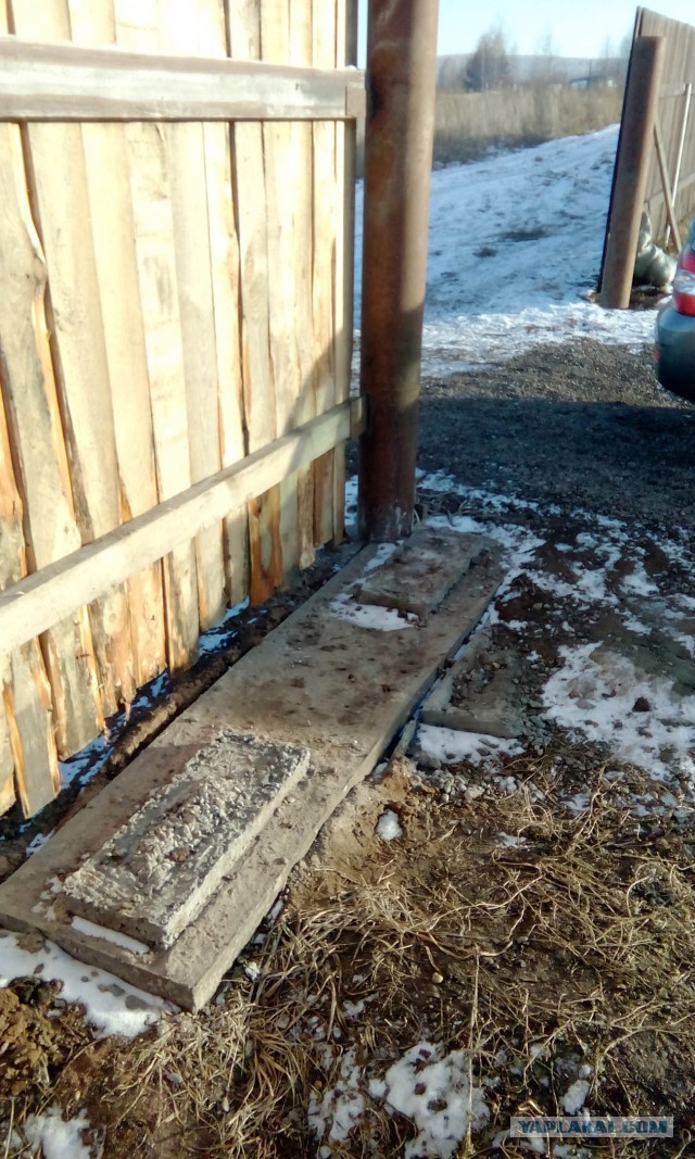 Откатные ворота с пролетом 5м, полный самодел