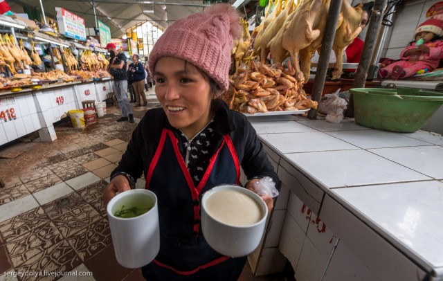 Хочешь увидеть колорит страны - иди на рынок. Рынок в Перу