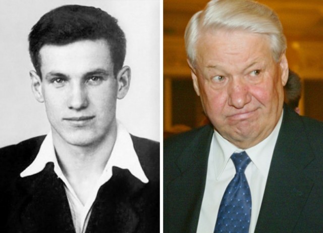 Узнаваемые лица на фото..