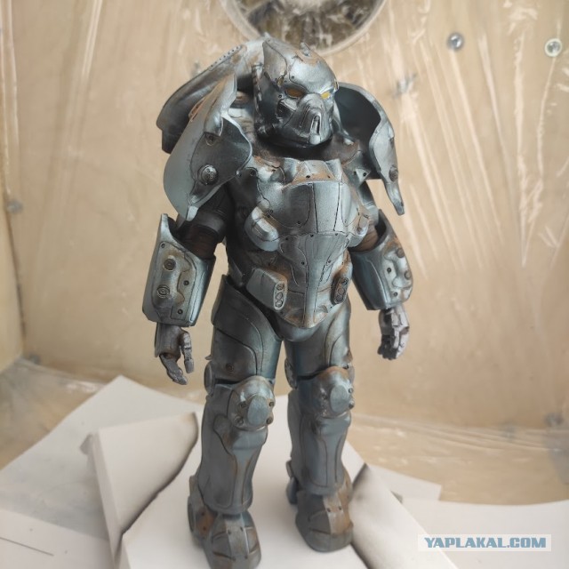 Модельки силовой брони из Fallout 4 и 76
