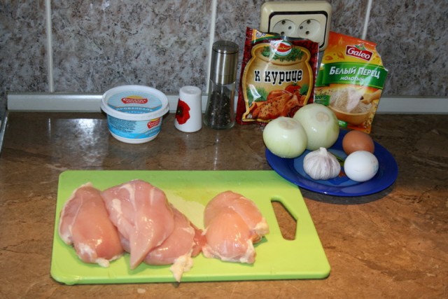 Куриные котлетки рубленные