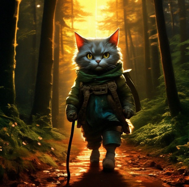 Котовторник глазами ИИ