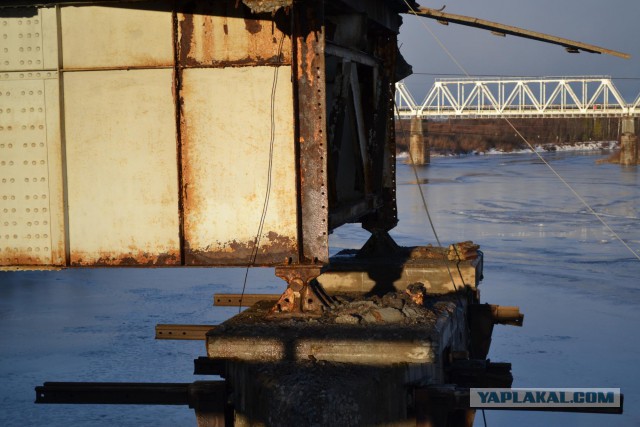 Обрушился мост в Архангельской области