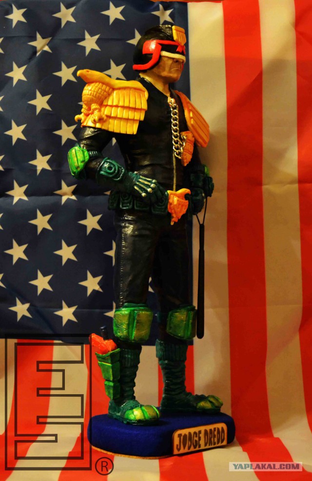Создание фигурки "JUDGE DREDD"