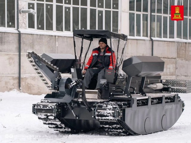 В Тверской области создали самоходную амфибию для работы в сложных условиях