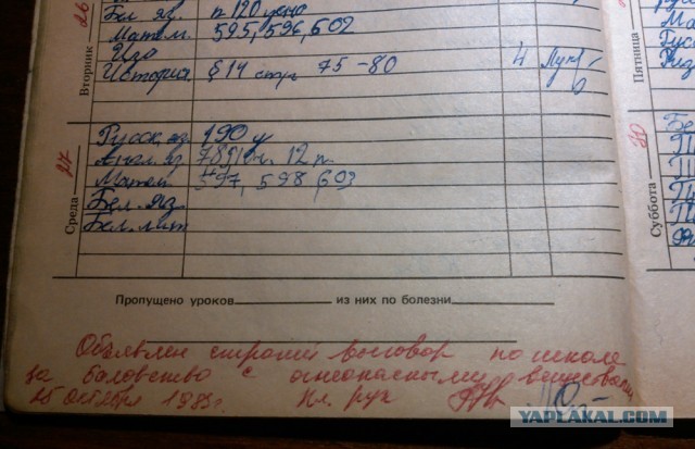 Советское школьное детство