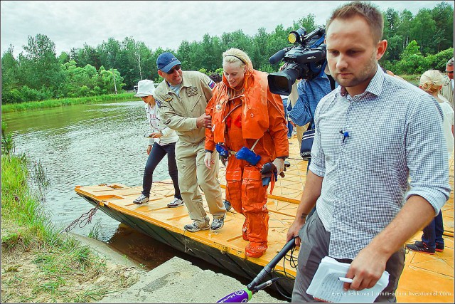 Тренировка космонавтов. "Водные процедуры"