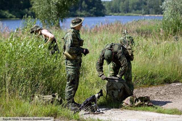 Марш-бросок со спецназом ВДВ