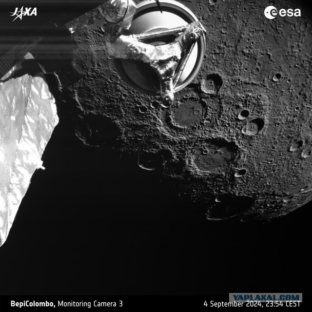 Зонд BepiColombo сделал снимки Меркурия с расстояния 165 км и передал данные о магнитной среде