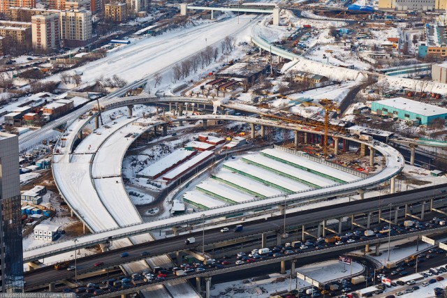 Москва с высоты птичьего полета