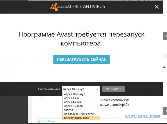 Разработчики Avast не лишены чувства юмора