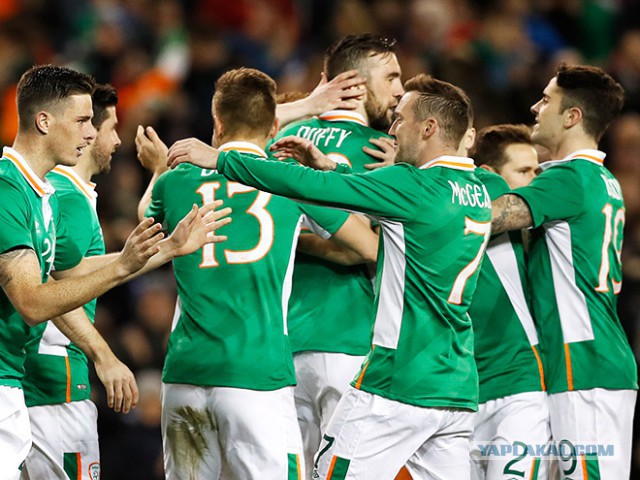 Сборная Ирландии отправилась на Евро 2016 на Суперджете
