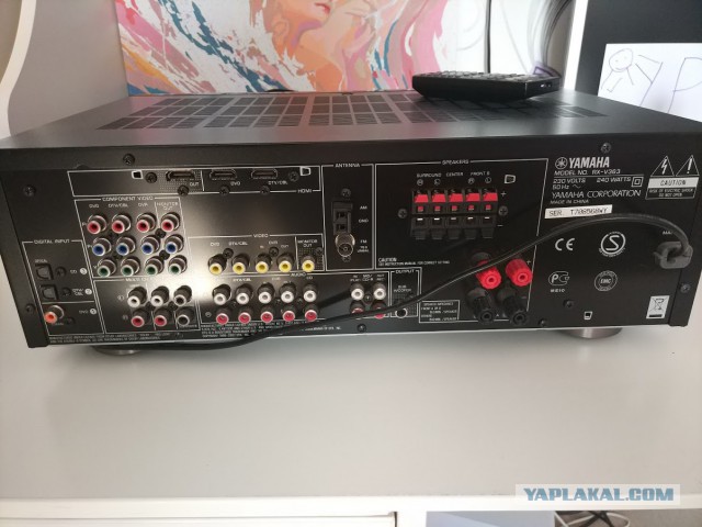 Продается ресивер Yamaha и комплект акустики 5.0