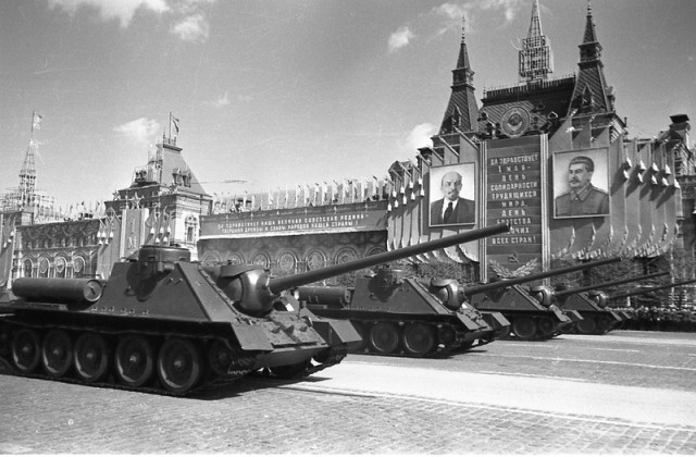Военный парад весна 1951 года. Часть 2.