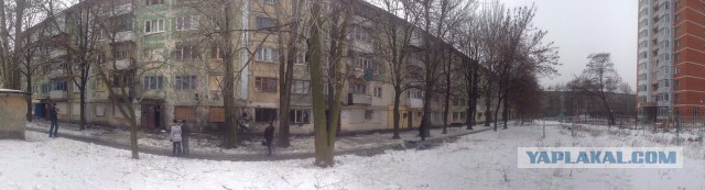 Обстрел Донецка 19.01.2015