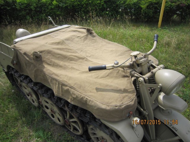 Полугусеничный мотоцикл – артиллерийский тягач времен 2-й мировой войны
