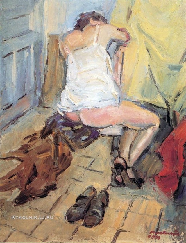 Картины женщины в бане в советской живописи