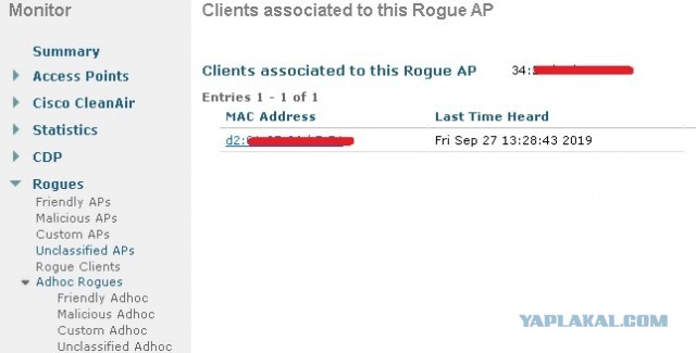 сбор wifi mac адресов