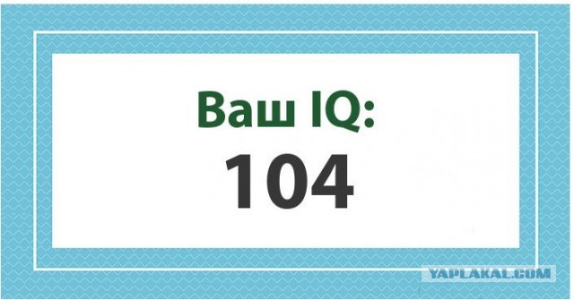 А какой у Вас IQ?