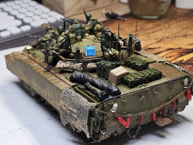 Рукоделия пост. 1/35. БМП-3. Диорама