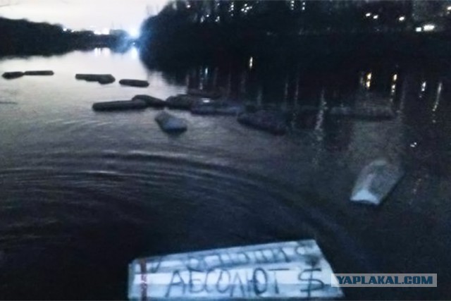 Валютные ипотечники спустили в Москву-реку  гробы