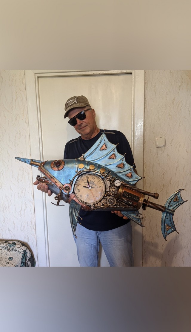 Стимпанк часы "Marlin".