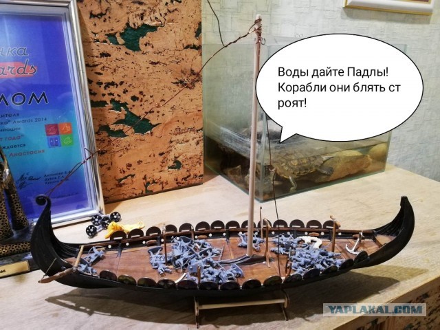 Модель драккара
