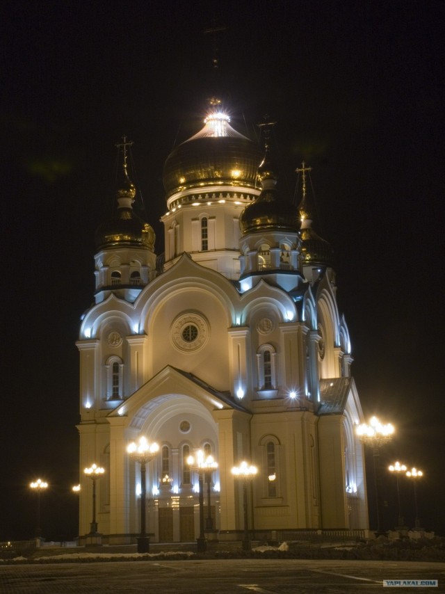 Россия ночью
