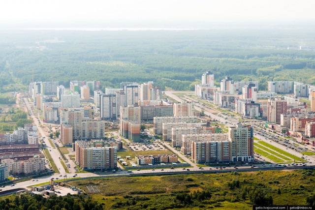 Челябинск с вертолёта