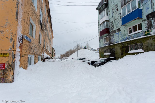 Петропавловск-Камчатский, первый день после пурги