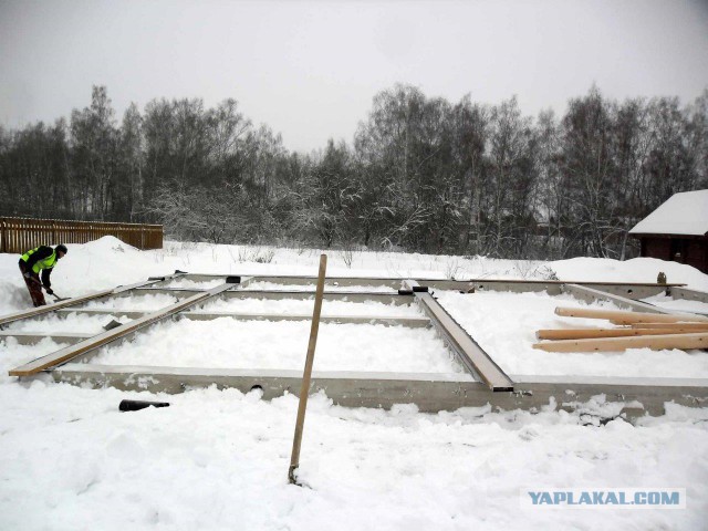 Строительство дома на даче