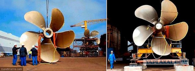 Самые большие корабельные винты