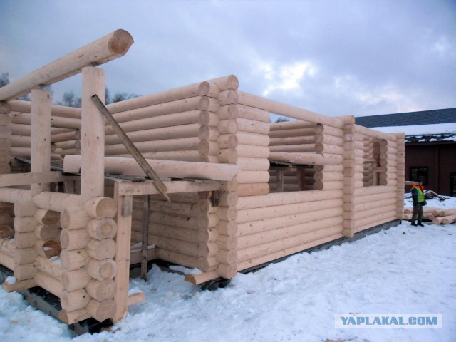 Строительство дома на даче