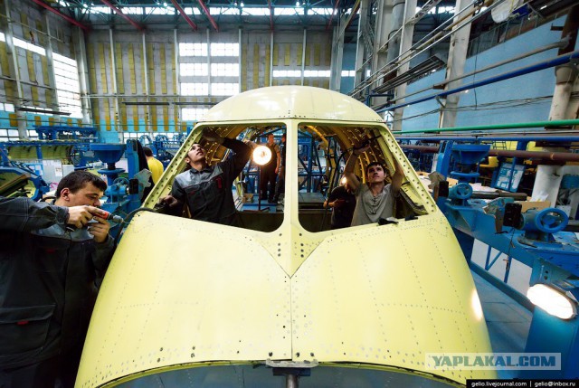 Производство самолётов-амфибий Бе-200ЧС в Таганроге