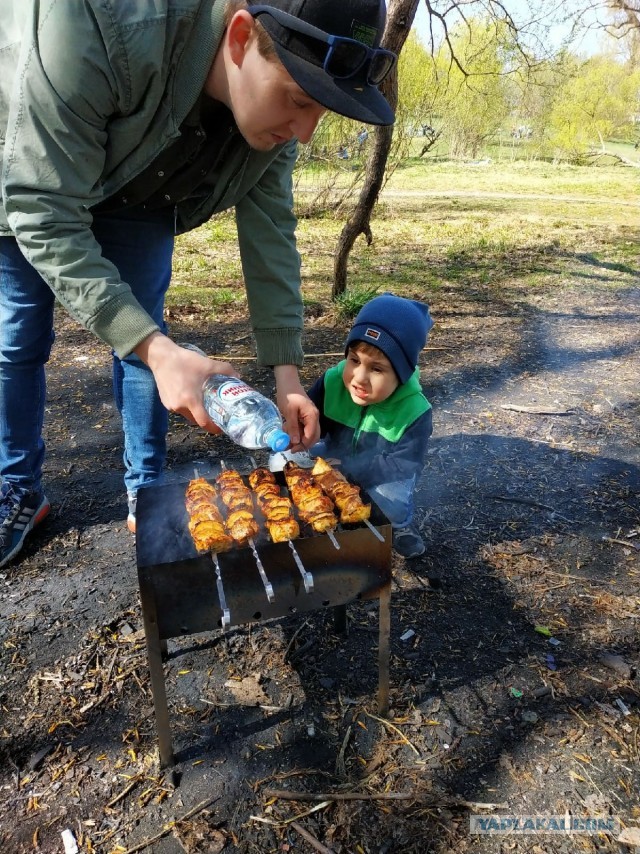 Большие папы и маленькие дети