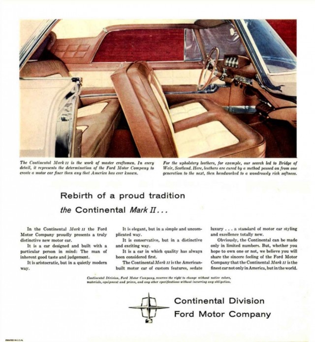 1961 Lincoln Continental. Автопятница №22.