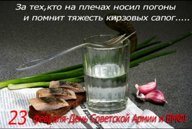 С Днём Советской Армии и Военно-морского флота
