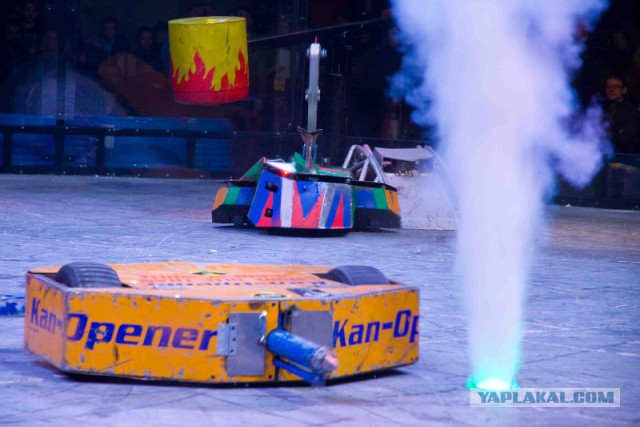 Бронебот 2016: Настоящие бои роботов состоялись в Олимпийском!