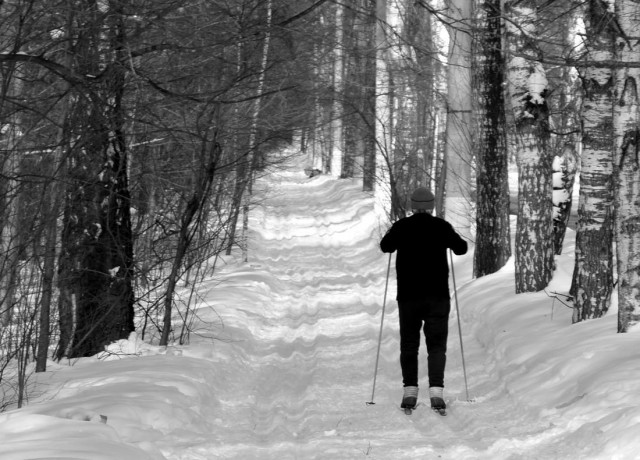 Когда айфонов не было, а снег был, Москва.