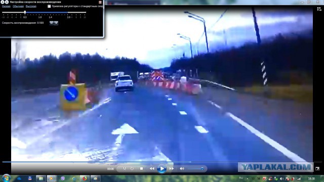 Опубликовано видео страшного ДТП с погибшими на трассе Москва - Петербург