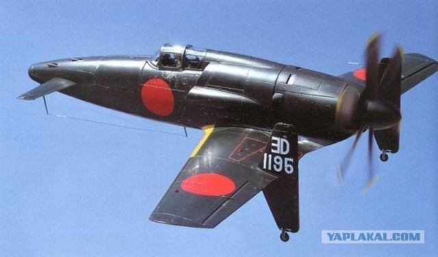Японский перехватчик Kyushu J7W Shinden (1943-1945гг)
