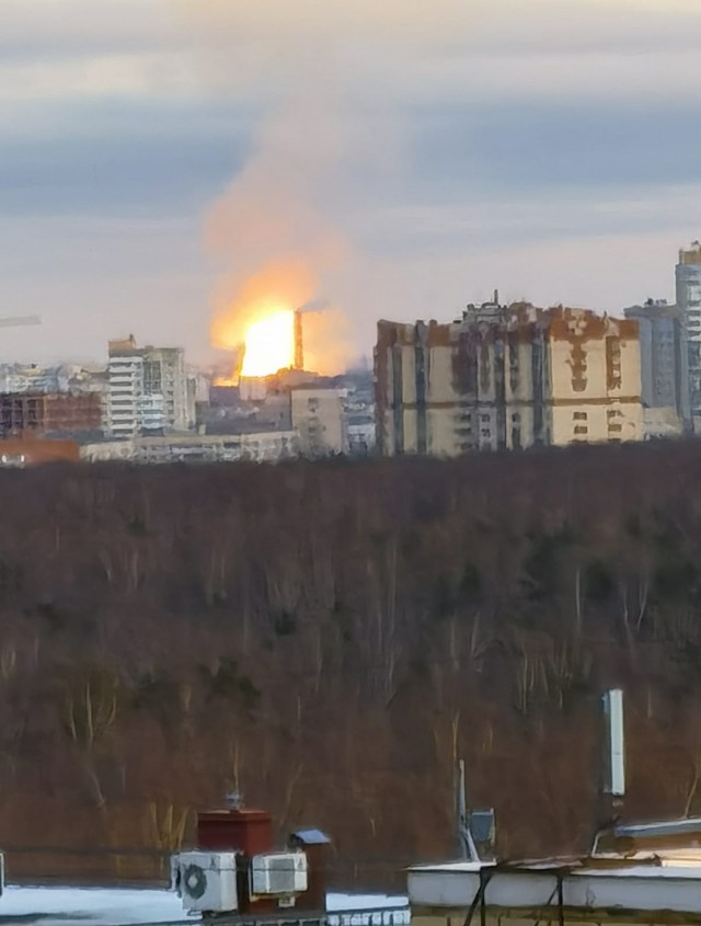 В Ленинградской области взорвался газопровод. Пламя видно из Петербурга