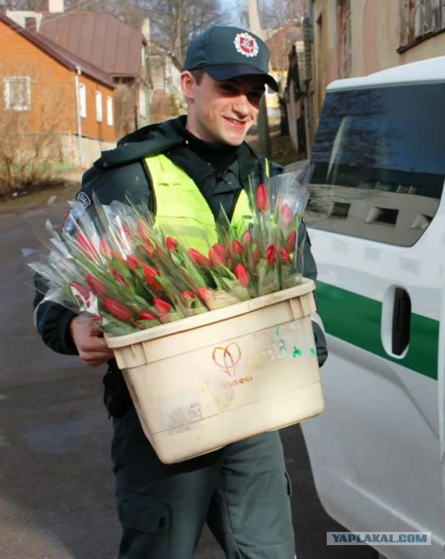 Полиция Литвы зверствует...