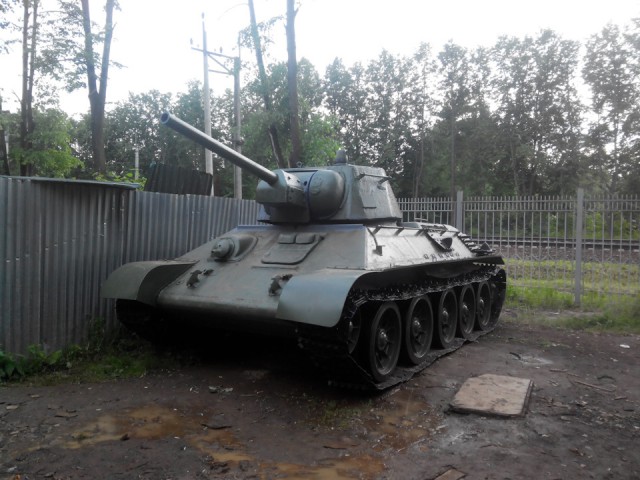 Восстановление танка Т-34. На даче