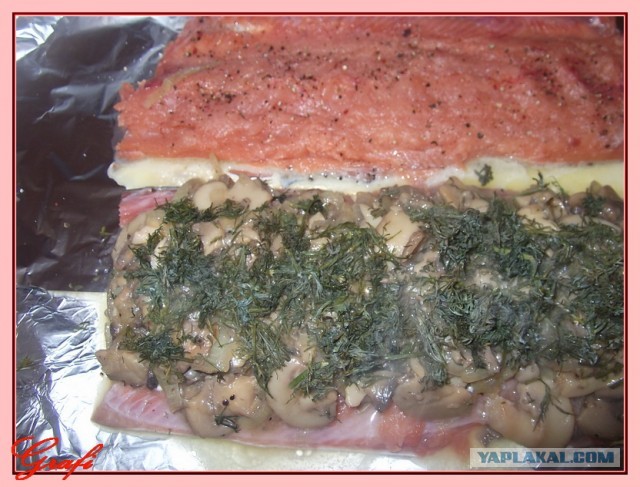 Горбуша запеченная